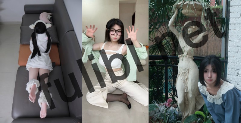 抖音26w粉网红@小羊蛋卷 足艺作品61套合集[757P/6.96G]