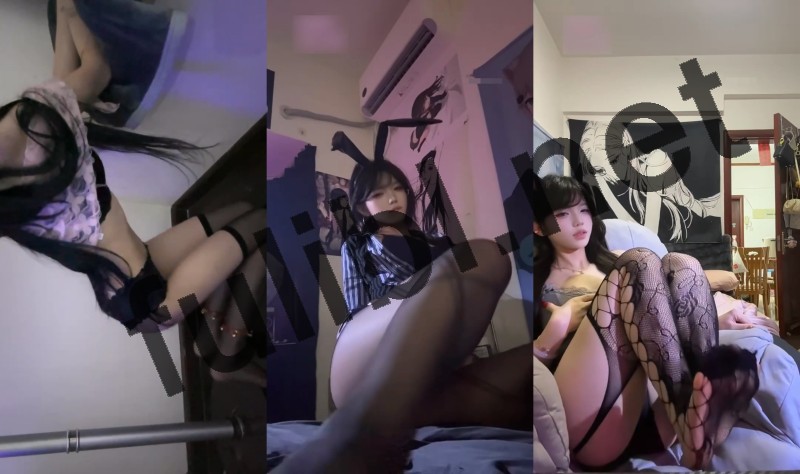 高颜值抖音网红@小飞粥 性感诱惑作合集[7V/1.02G]